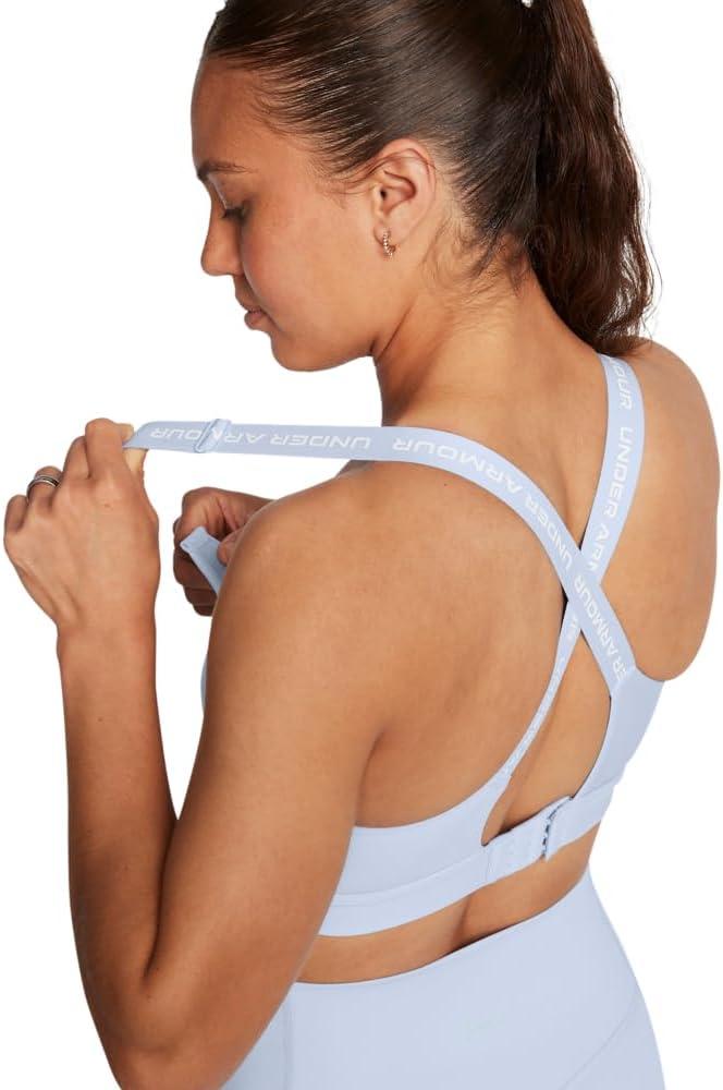 imageUnder Armour Womens UA Infinity High Sports Bra465 Nimbus Blue White