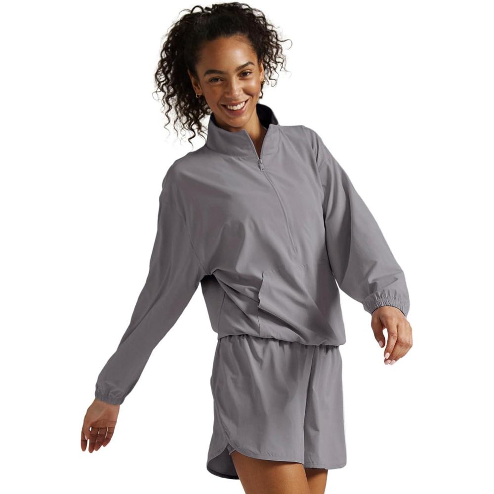 imageBeyond Yoga Womens In Stride Half Zip PulloverCloud Grey