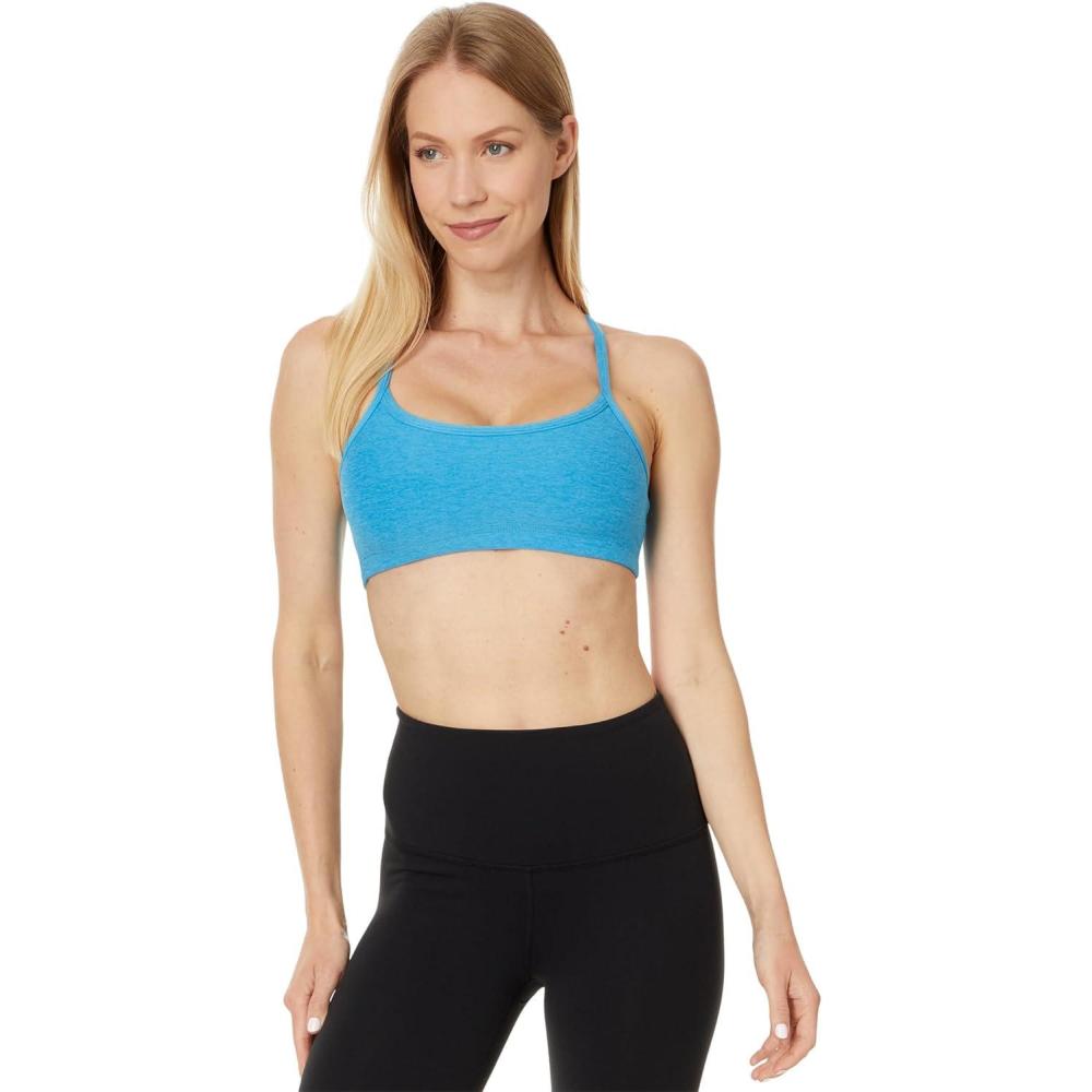imageBeyond Yoga Womens Spacedye Slim Racerback BraCali Blue Heather