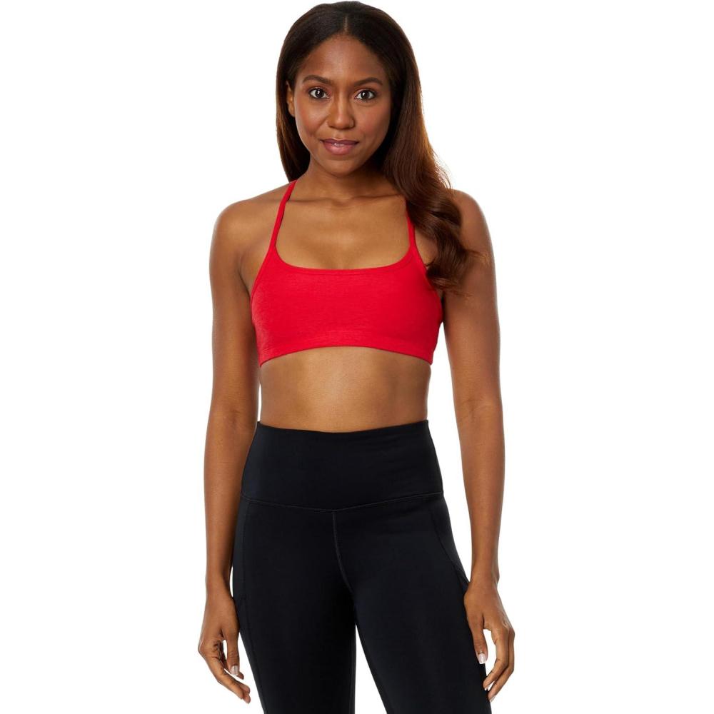 imageBeyond Yoga Womens Spacedye Slim Racerback BraCandy Apple Red Heather