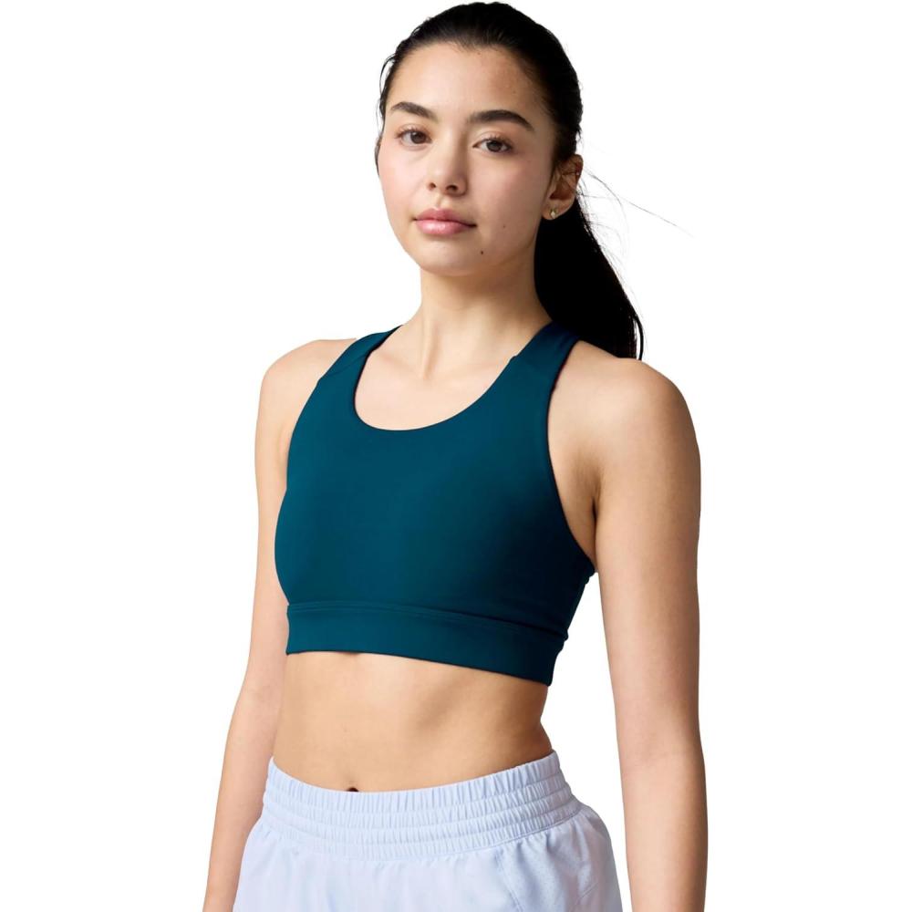 imageBrooks Womens Luxe Pocket Bra Supportive Sports Bra with Pocket for Training Workouts ampamp RunningCosmo