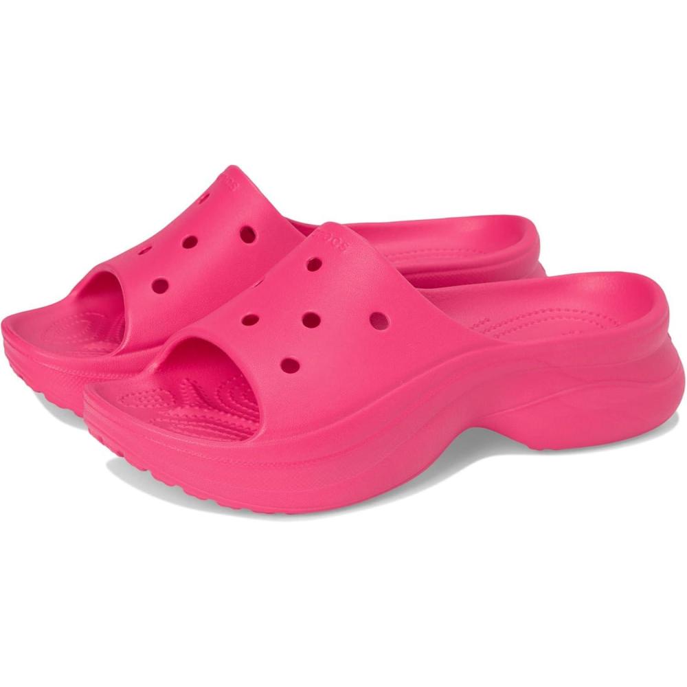 imageCrocs Womens Bae Slide Platform SandalsDragon Fruit
