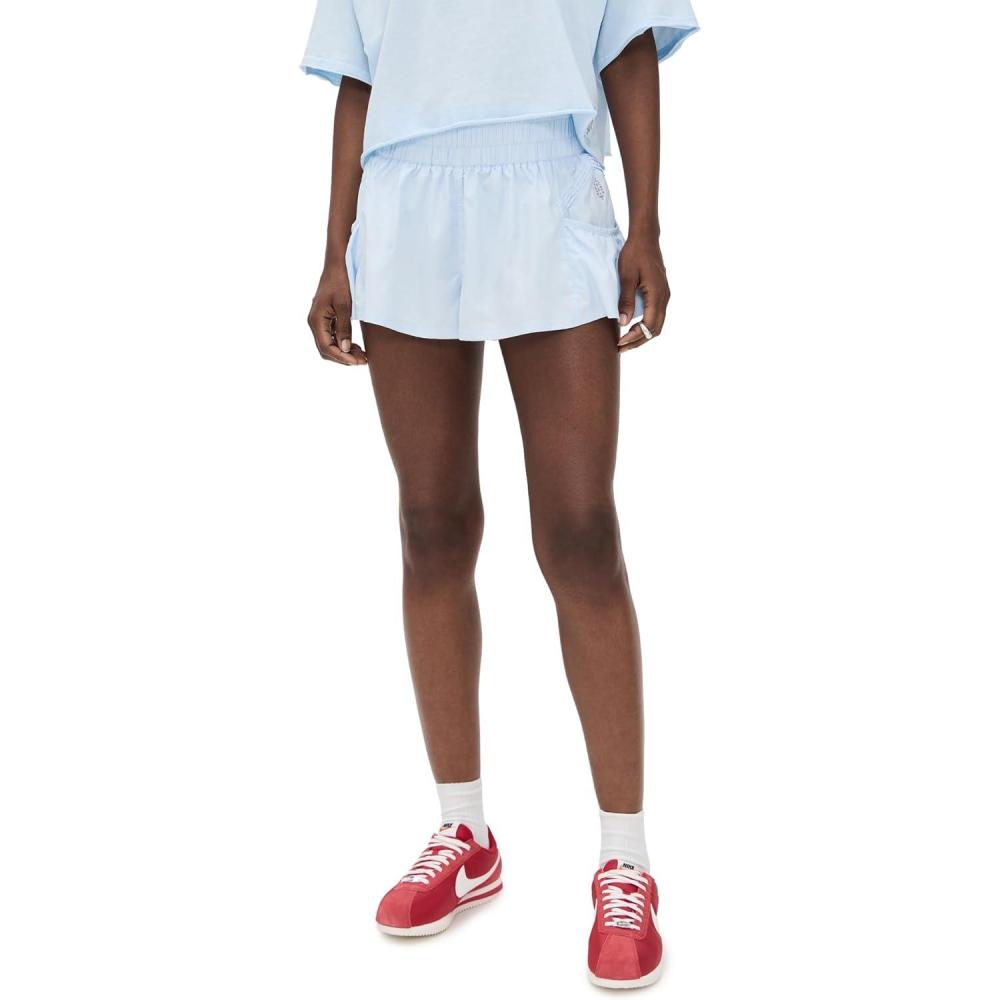 imageFree People Womens Get Your Flirt on ShortsBaseline Blue