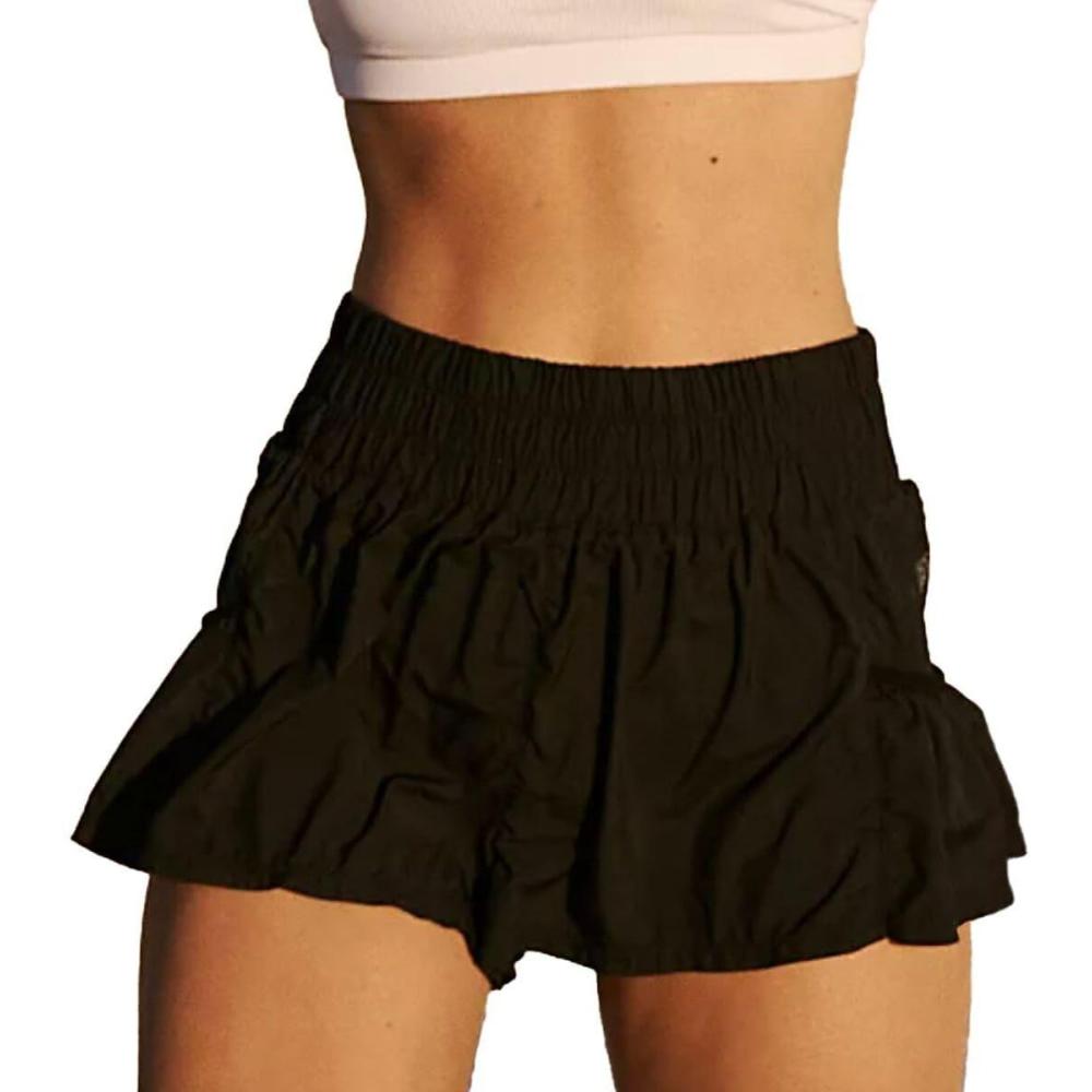 imageFree People Womens Get Your Flirt on ShortsBlack