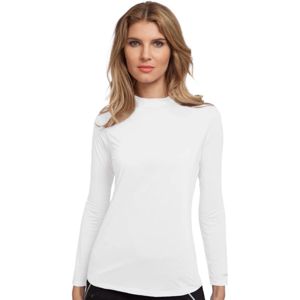 imageJamie Sadock Sunsense Mandarin Collar Layering Shirt for Women  Long Sleeves  Blended NylonSugar