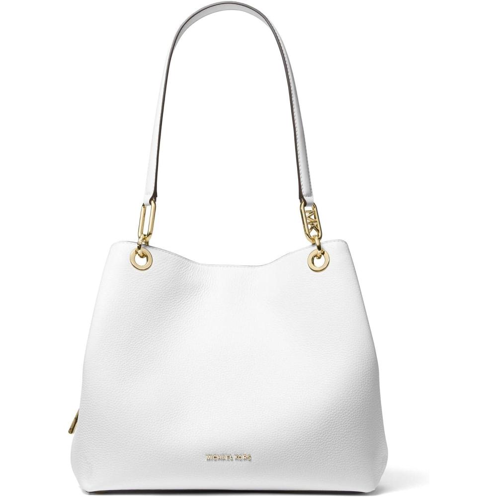 imageMichael Kors Kensington Large Shoulder ToteOptic White