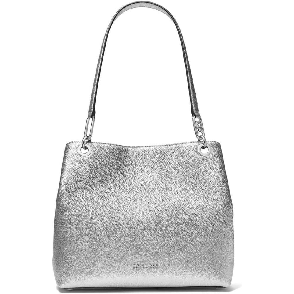 imageMichael Kors Kensington Large Shoulder ToteSilver