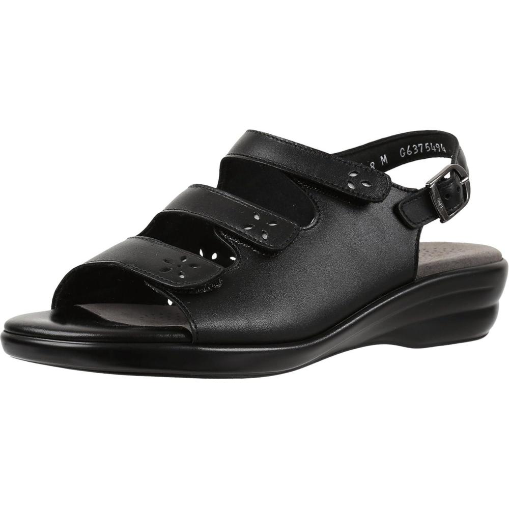 imageSAS Womens Flat SandalsBlack