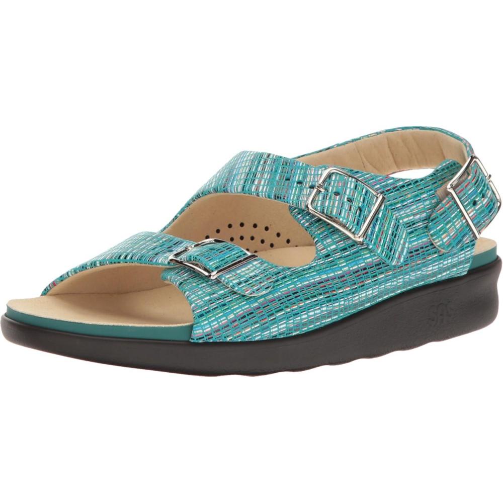 imageSAS womens Flat SandalsRainbow Teal