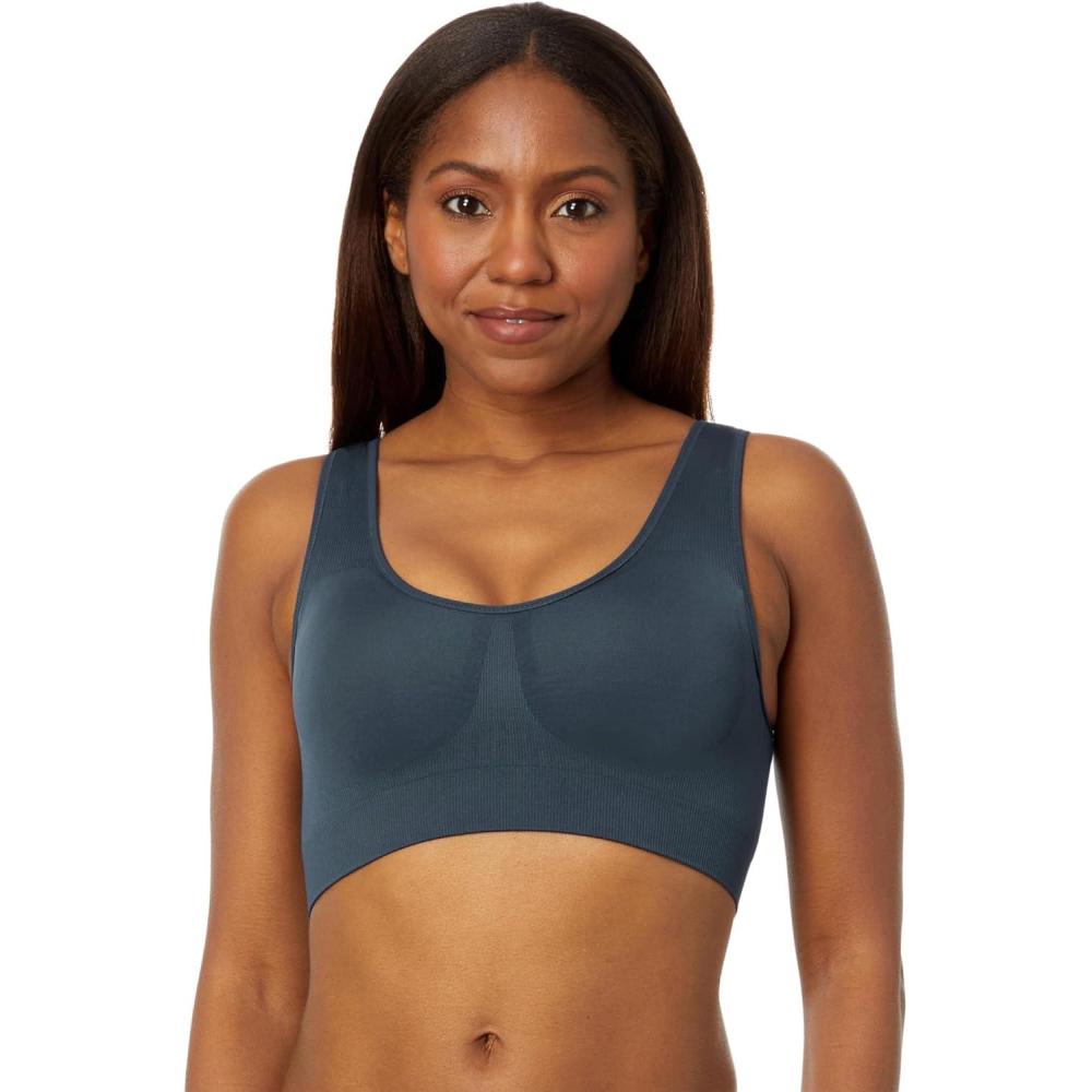 imageSPANX Breast of Both Worlds Reversible Comfort Bra Mid NavyToasted Oatmeal SM