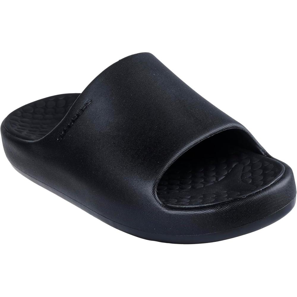 imageSkechers Mens Foamies Precision Slide SandalBlackBlack