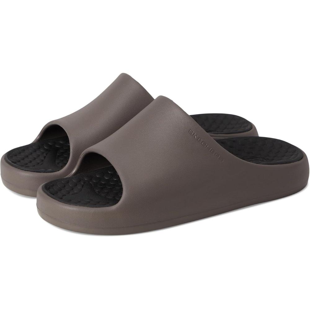 imageSkechers Mens Foamies Precision Slide SandalKhaki