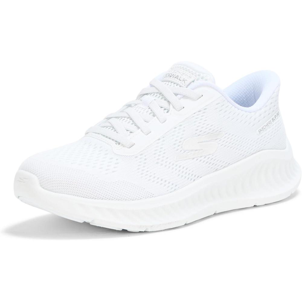 imageSkechers Womens Go Walk Now Hands Free Slipins SneakerWhite