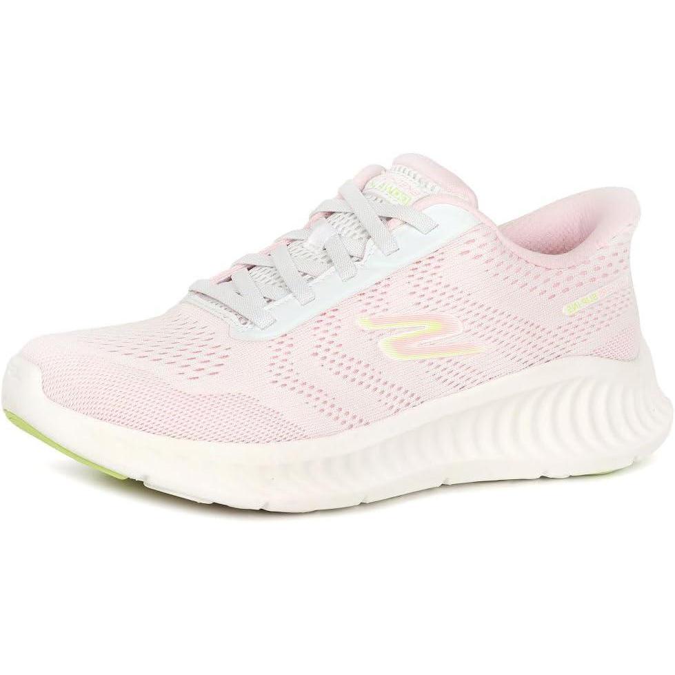 imageSkechers Womens Go Walk Now Hands Free Slipins SneakerWhite Pink