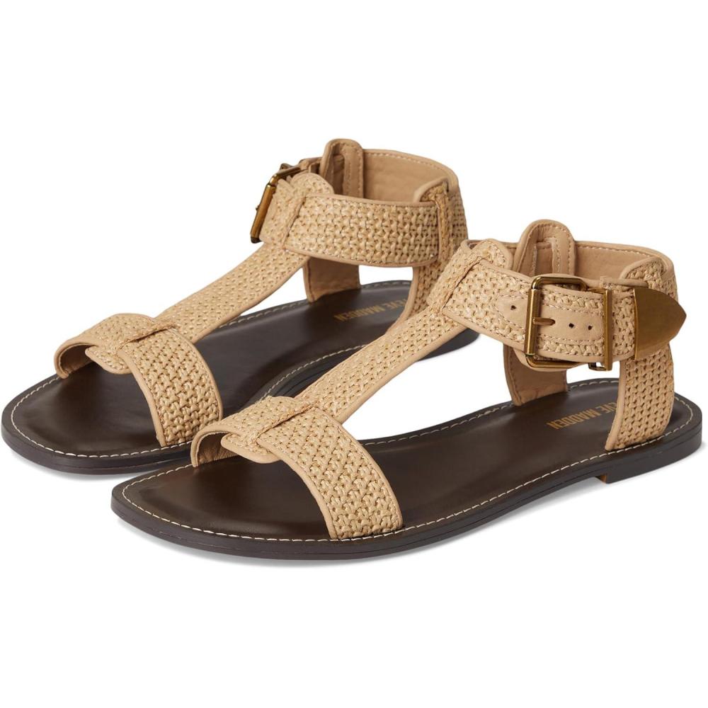 imageSteve Madden Womens Brazinn Flat SandalNatural Raffia