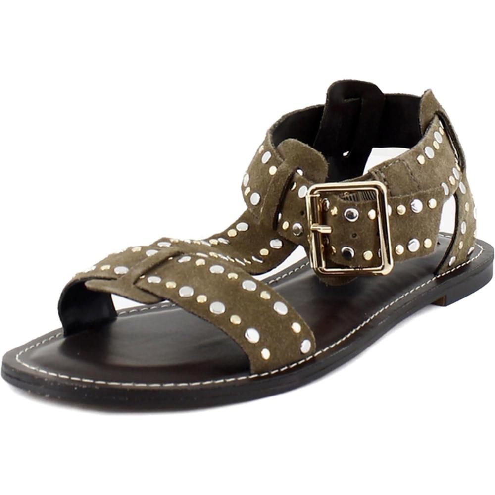 imageSteve Madden Womens Brazinn Flat SandalTaupe Suede