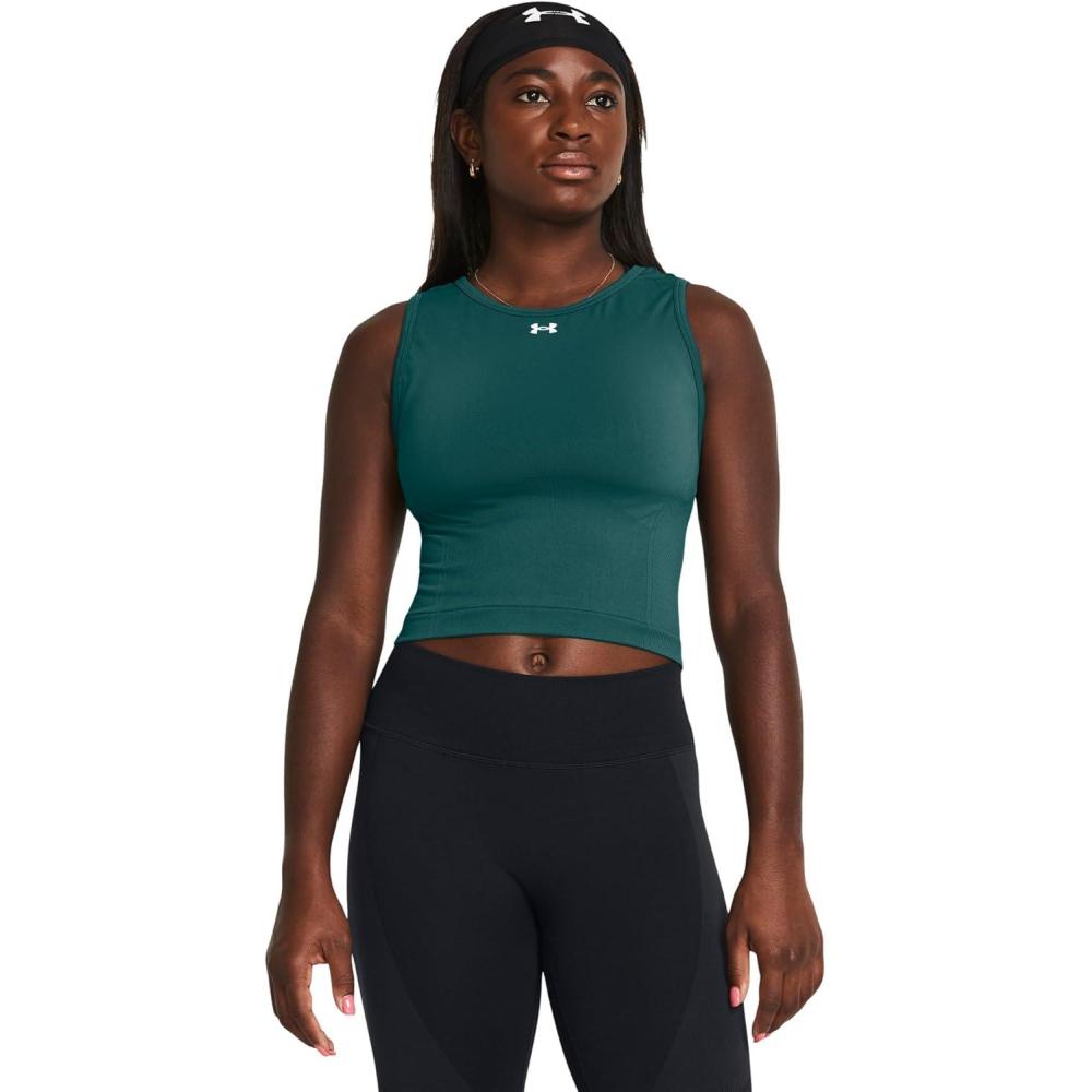 imageUnder Armour Train Seamless TankHydro TealWhite