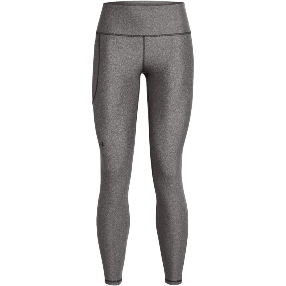 imageUnder Armour Womens HeatGear Armour High Waisted Leggings020 Charcoal Light Heather Black