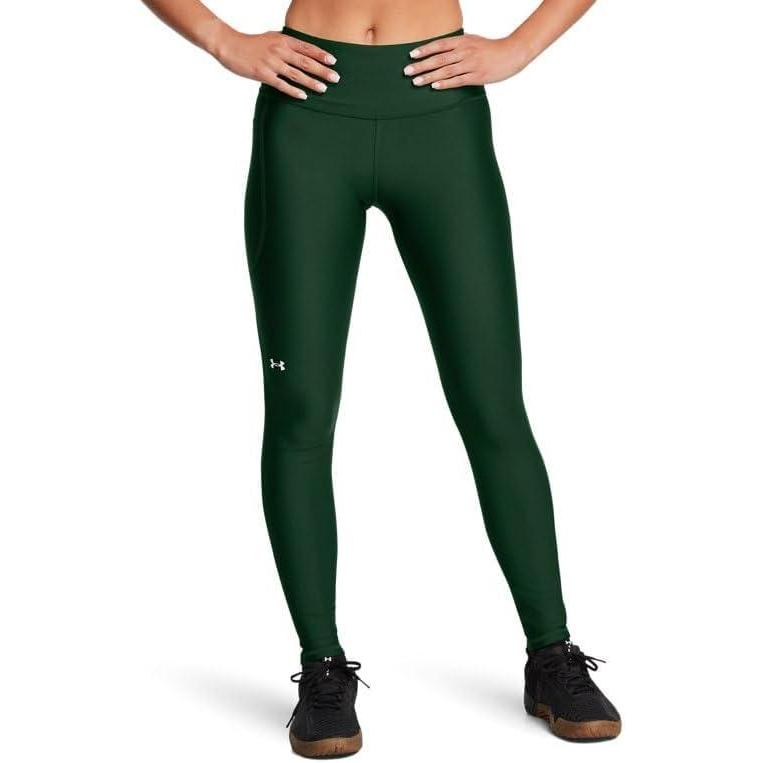 imageUnder Armour Womens HeatGear Armour High Waisted Leggings301 Forest Green White