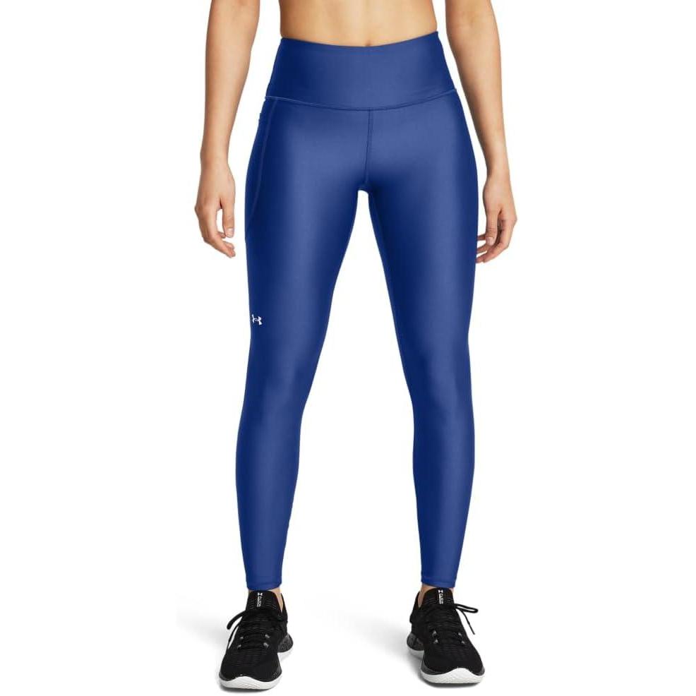 imageUnder Armour Womens HeatGear Armour High Waisted Leggings432 Tech Blue   White