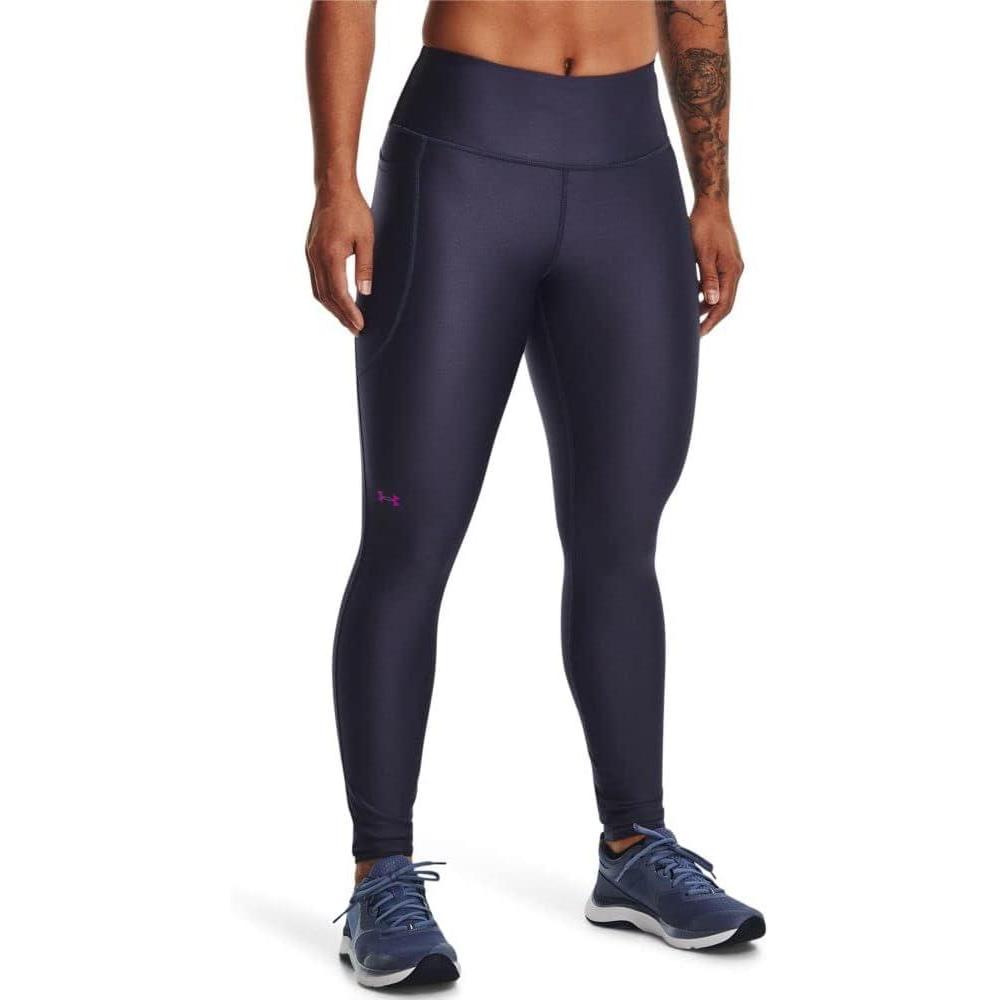 imageUnder Armour Womens HeatGear Armour High Waisted Leggings558 Tempered Steel   Strobe