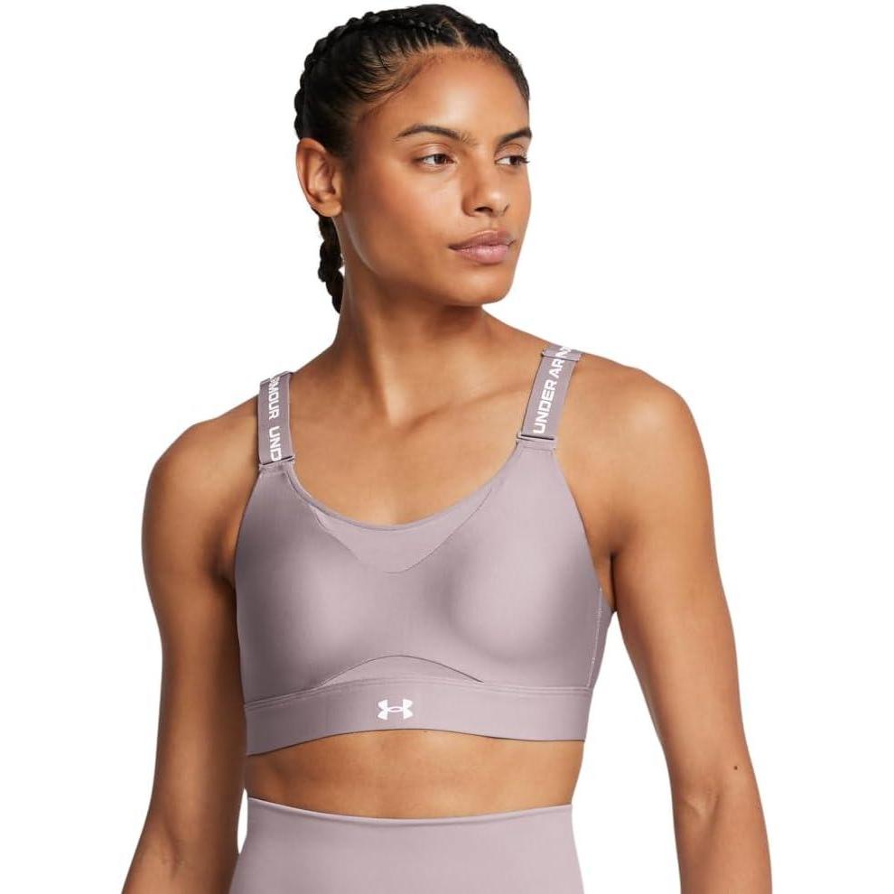 imageUnder Armour Womens UA Infinity High Sports Bra016 Tetra Gray   White