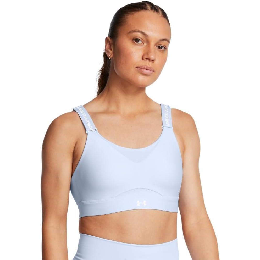 imageUnder Armour Womens UA Infinity High Sports Bra465 Nimbus Blue   White