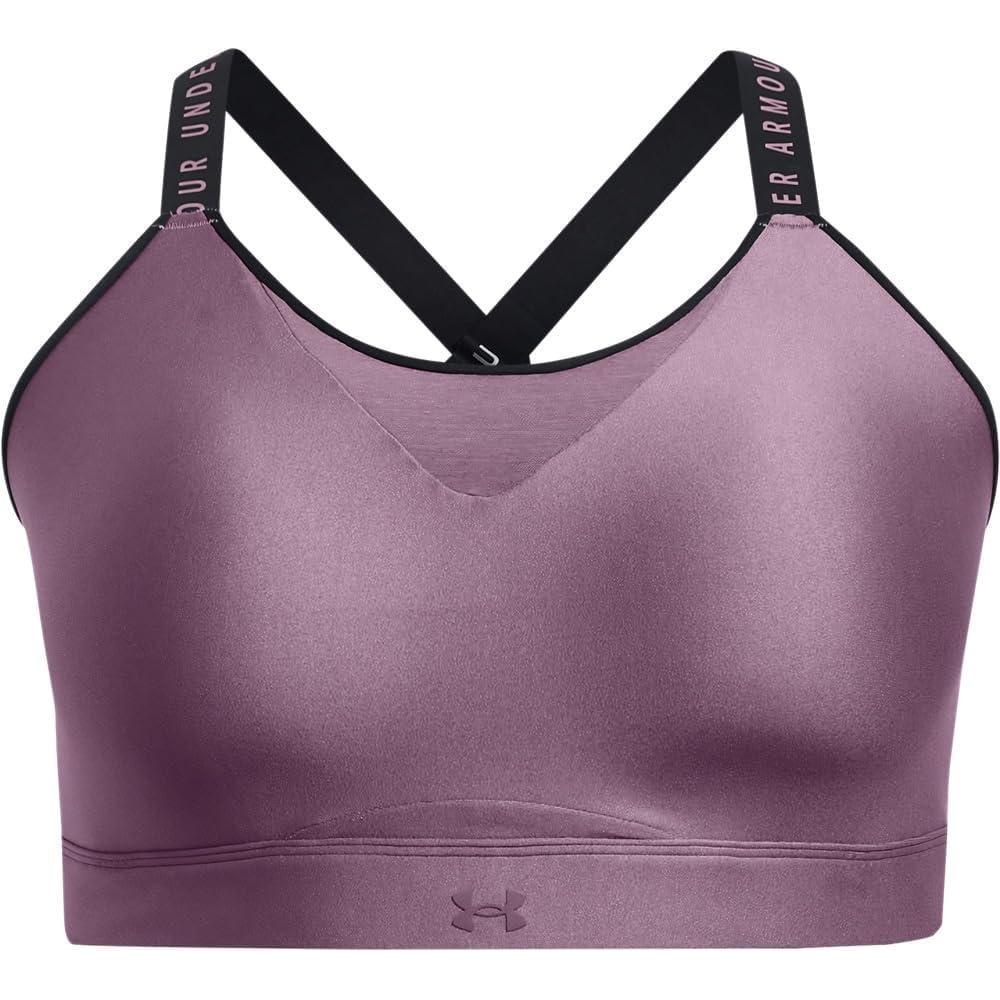 imageUnder Armour Womens UA Infinity High Sports Bra500 Misty Purple   Black