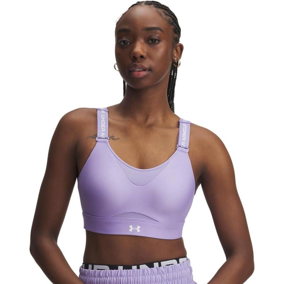 imageUnder Armour Womens UA Infinity High Sports Bra538 Transparent   White