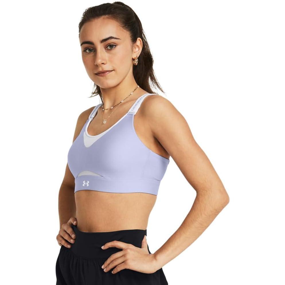 imageUnder Armour Womens UA Infinity High Sports Bra539 Celeste   White