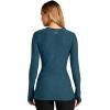 Beyond Yoga Women’s Spacedye Classic Crew Pullover(Blue Gem Heather)