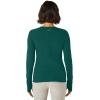 Beyond Yoga Women’s Spacedye Classic Crew Pullover(Lunar Teal Heather)