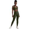 Beyond Yoga Women’s Spacedye Lift Your Spirits Bra(Beyond Olive Heather)