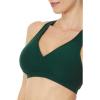 Beyond Yoga Women’s Spacedye Lift Your Spirits Bra(Dark Spruce Green Heather)