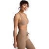 Beyond Yoga Women’s Spacedye Lift Your Spirits Bra(Desert Sand Heather)