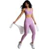 Beyond Yoga Women’s Spacedye Lift Your Spirits Bra(Lilac Petal Heather)