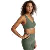 Beyond Yoga Women’s Spacedye Lift Your Spirits Bra(Moss Green Heather)