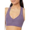 Beyond Yoga Women’s Spacedye Lift Your Spirits Bra(Purple Haze Heather)