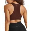 Beyond Yoga Women’s Spacedye Lift Your Spirits Bra(True Chocolate Heather)