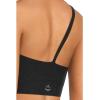 Beyond Yoga Womens Spacedye One Shoulder Long Line Light Support Bra(Darkest Night)