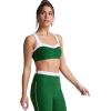 Beyond Yoga Women’s Spacedye Trophy Light Support Bra(Summer Thyme Green/Cloud White)