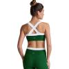 Beyond Yoga Women’s Spacedye Trophy Light Support Bra(Summer Thyme Green/Cloud White)