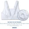 Brooks Women’s Convertible 2.0 Sports Bra for High Impact Running, Workouts and Sports with Maximum Support(White)