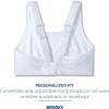 Brooks Women’s Convertible 2.0 Sports Bra for High Impact Running, Workouts and Sports with Maximum Support(White)