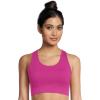 Brooks Women’s Luxe Pocket Bra, Supportive Sports Bra with Pocket for Training, Workouts & Running(Htr Magenta)