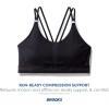 Brooks Women’s Plunge 3.0 Sports Bra for Running, Workouts & Sports(Black)