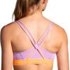 Brooks Women’s Plunge 3.0 Sports Bra for Running, Workouts & Sports(Bright Orchid/Orange Pop)