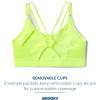 Brooks Women’s Plunge 3.0 Sports Bra for Running, Workouts & Sports(Neo Yellow)