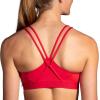 Brooks Women’s Plunge 3.0 Sports Bra for Running, Workouts & Sports(Salsa)