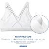 Brooks Women’s Plunge 3.0 Sports Bra for Running, Workouts & Sports(White)